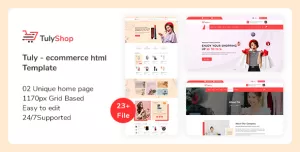 Tuly - eCommerce HTML Template