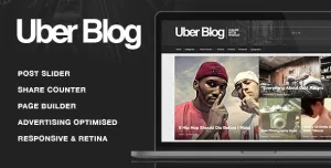 UberBlog - Blogging WordPress Theme
