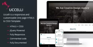 Uccelli  One Page Responsive HTML & CSS Template