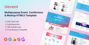 Uevent- Multipurpose Event, Conference & Meetup HTML5 Template