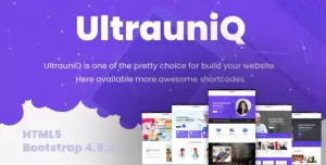 Ultrauniq  Responsive HTML5 Business Template