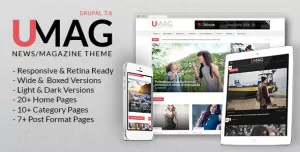 UMag - Responsive Drupal News / Magazine Drupal 7.6 Theme