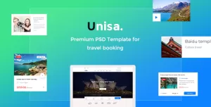 Unisa - Travel PSD Template