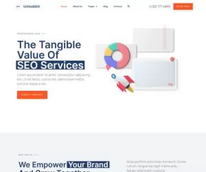 UnitedSEO - SEO and Digital Marketing Agency Elementor Template Kit
