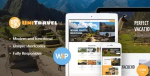 UniTravel  Travel Agency & Tourism Bureau WordPress Theme
