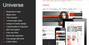 Universe - Responsive HTML5 Magazine - News, Blog