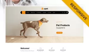 Upet Pets Store OpenCart Template