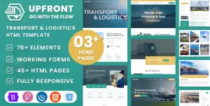 Upfront - Transport and Logistics HTML Template
