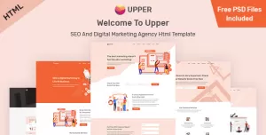 Upper  SEO And Digital Marketing Agency HTML Template