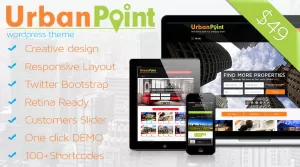 UrbanPoint - Responsive Real Estate WordPress Theme - Themes ...