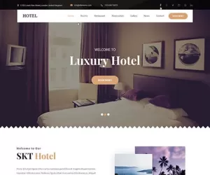 Vacation Home WordPress theme for luxury hotel rentals motels family trip