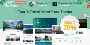 Valley - Tour & Travel Agency WordPress Theme