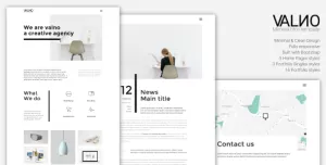 Valno - Minimal Creative Multi page Portfolio Template