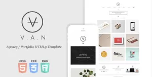 VAN - Minimal Agency / Portfolio HTML5 Template