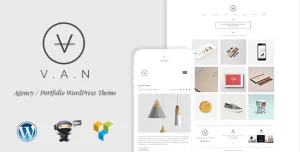 VAN - Minimalist Agency, Photo Gallery Shop Theme