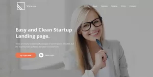 Vanessa Easy Startup Landing Page