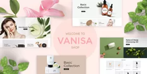 Vanisa - Organic Beauty Store & Natural Cosmetics Shopify Theme