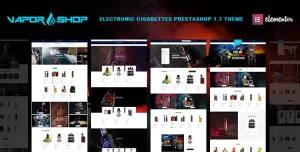 VaporShop - Electronic Cigarettes & Accessories Prestashop 1.7 Theme