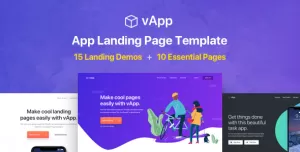 vApp - App Landing Page