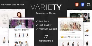 Variety - Multipurpose OpenCart 3 Theme