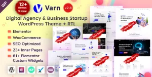 Varn - IT & Marketing SEO Agency Portfolio WordPress Theme