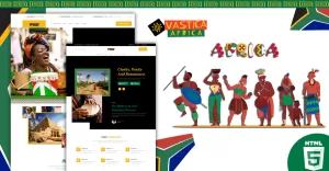 Vastica Africa HTML5 Website Template - TemplateMonster