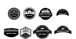 Vector Badges and Logos Bundle