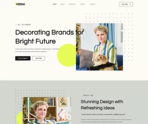 Veena - Personal Creative Portfolio Elementor Template Kit