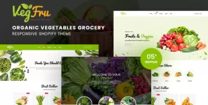 Vegfru - Organic Vegetables eCommerce Shopify Theme