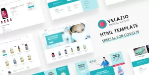 Velazio -  Medical Supplies Shop HTML template