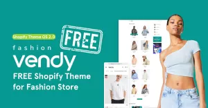 Vendy Fashion Store Free Theme