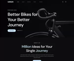 Venturo - Bike Rental and Services Elementor Template Kit
