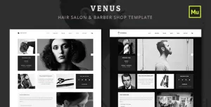 Venus - Hair Salon & Barber Shop Template