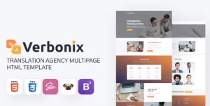 Verbonix - Translation Agency and Language Course Template