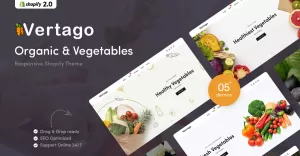 Vertago - Organic Vegetables eCommerce Shopify Theme