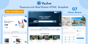 Veshm - Real Estate HTML Template