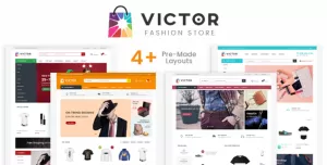 Victor - Fashion Luxury Shopping Website Template using Bootstrap 5