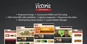 Victoria Responsive HTML5 Template