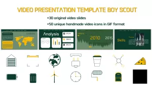 Video Presentation Template Boy Scout - TemplateMonster