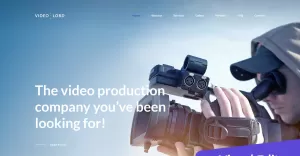 Video Production Studio Premium Moto CMS 3 Template