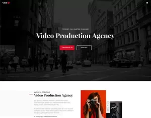 Videographer Photo Gallery Website Powered by MotoCMS 3 Website Builder