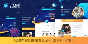 Vimns - Coronavirus Medical Prevention HTML Template