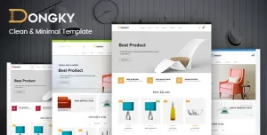 Vina Dongky - Clean & Minimal VirtueMart Joomla Template