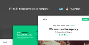 Vince Mail - Responsive E-mail Template + Online Access