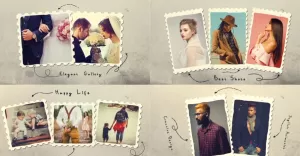 Vintage Photo Gallery After Effects Template