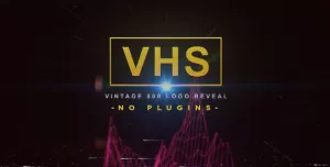 Vintage VHS 80s Logo Reveal