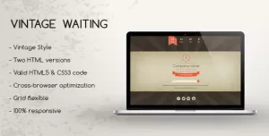 Vintage Waiting - Coming Soon HTML5 Template