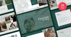 Viridian - Wedding Presentation PowerPoint Template