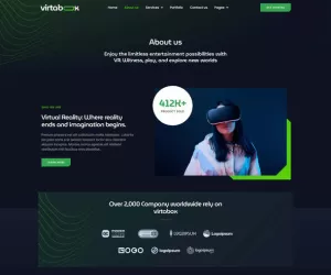 VirtaBox - Virtual Reality Services Elementor Template Kit