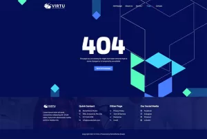 Virtu - Tech & Software Company Elementor Template kit